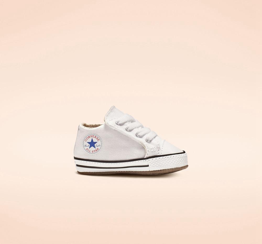 Botas Media Caña Tenis Converse Chuck Taylor All Star Cribster Easy On Baby Niño Blancas Blancas Colombia | KJNZO-3805