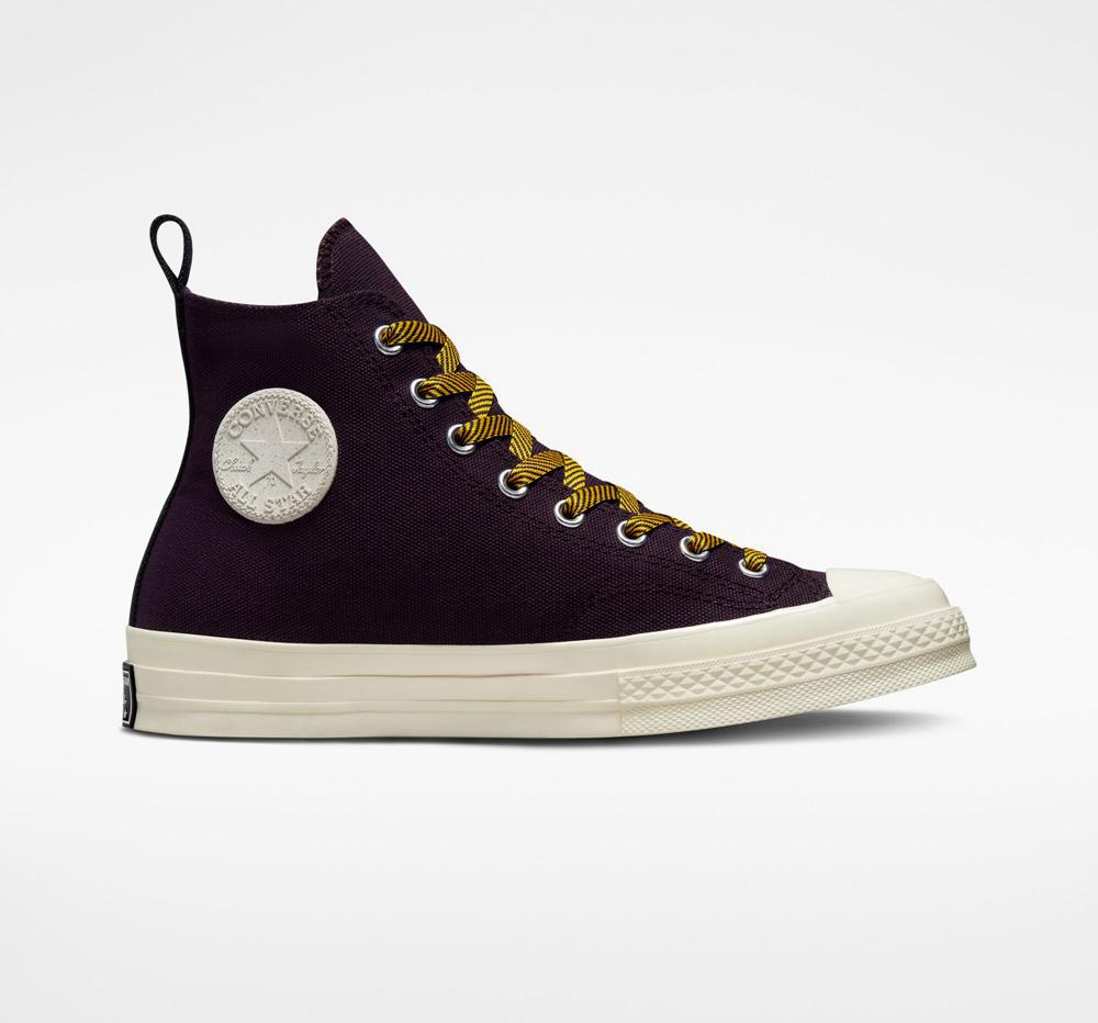 Botas Tenis Converse Chuck 70 Counter Climate Gore Tex Unisex Mujer Negras Amarillo Colombia | PBCDN-6481