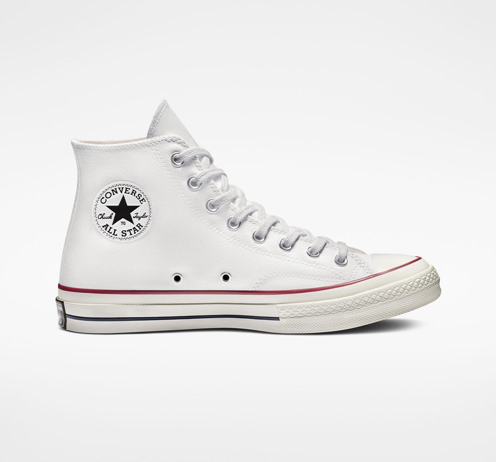 High Tops Tenis Converse Chuck 70 Vintage Canvas Unisex Hombre Blancas Colombia | KURGA-6439