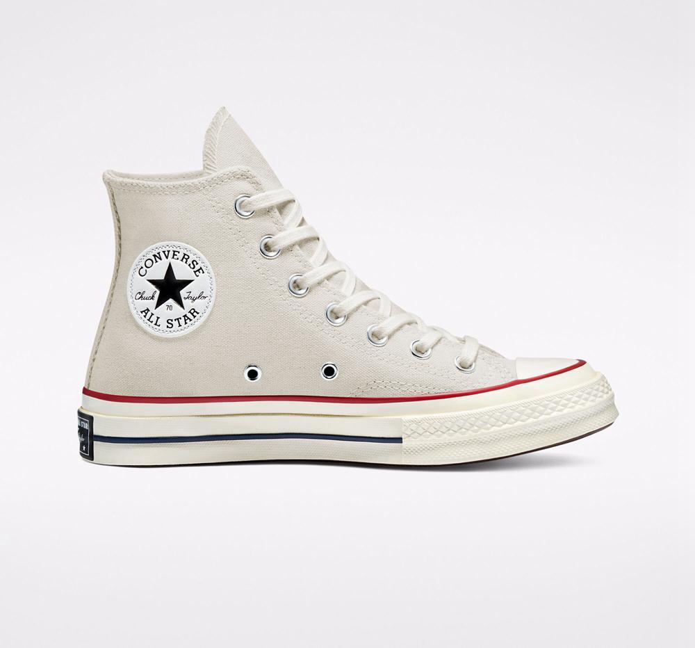 High Tops Tenis Converse Chuck 70 Vintage Canvas Unisex Mujer Kaki Colombia | PWDMU-4067