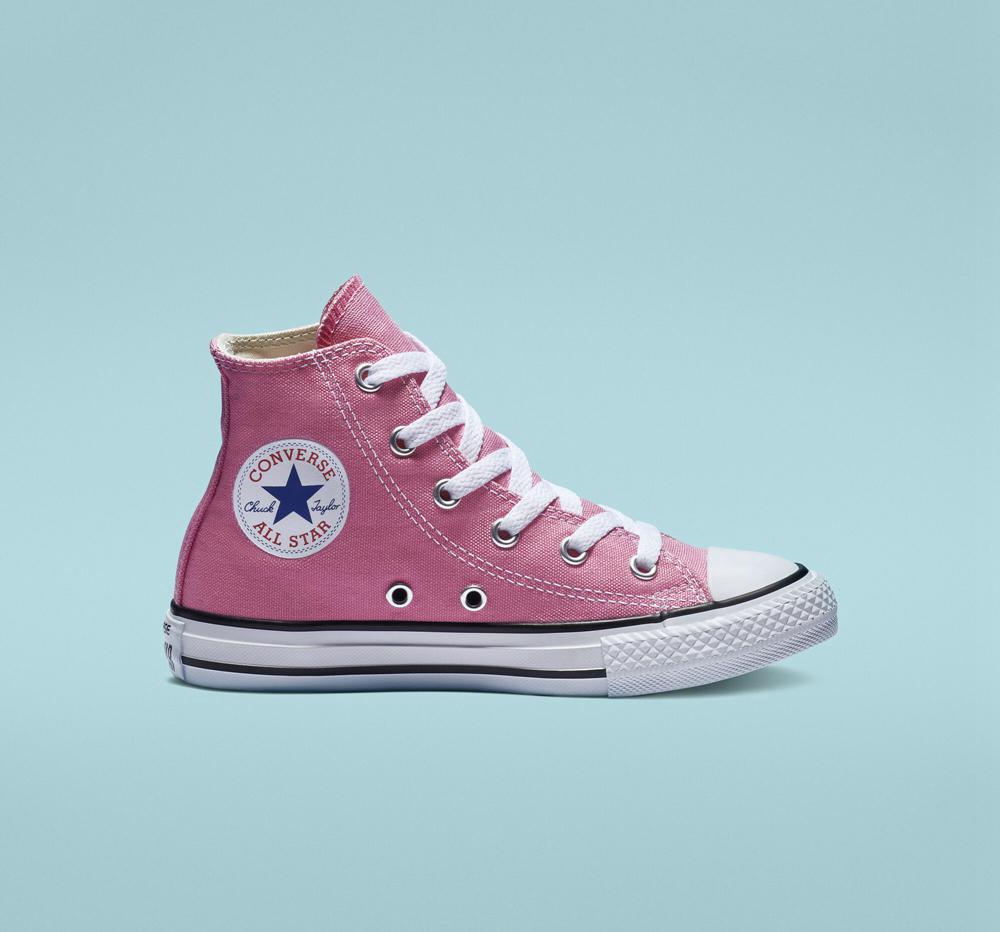 High Tops Tenis Converse Chuck Taylor All Star Classic Little Kids Niño Rosas Colombia | AHIUW-7540