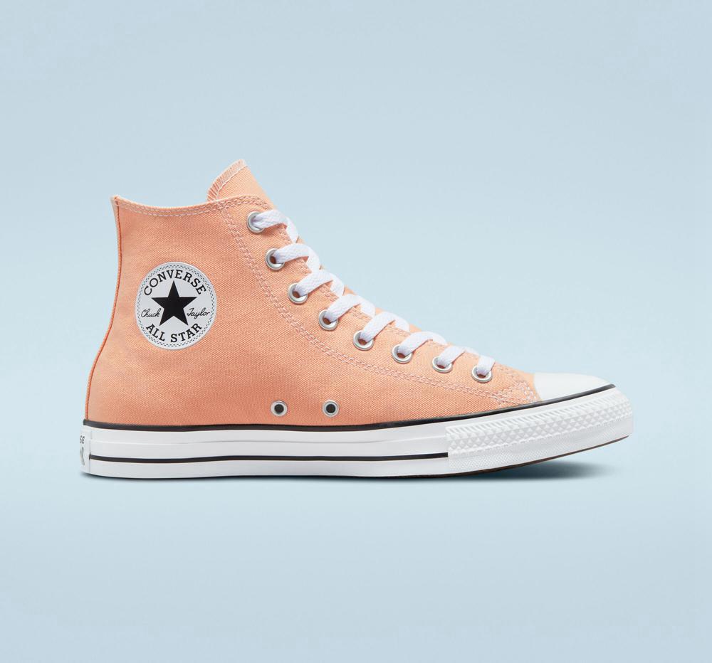 High Tops Tenis Converse Chuck Taylor All Star Surplus Canvas Unisex Mujer Coral Colombia | DRNCH-3872