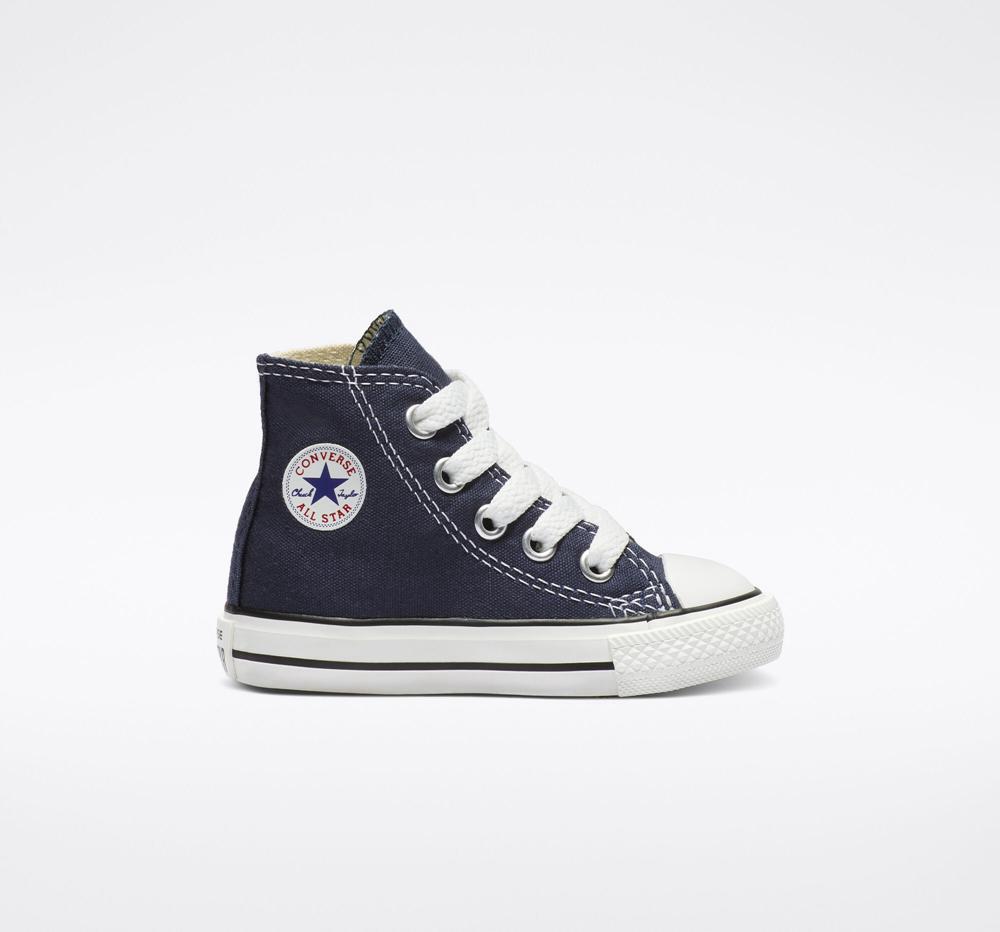 High Tops Tenis Converse Chuck Taylor All Star Classic Toddler Niña Azul Marino Colombia | GJPWA-4173