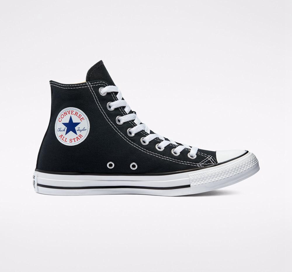 High Tops Tenis Converse Chuck Taylor All Star Classic Unisex Mujer Negras Colombia | LJKMX-5104