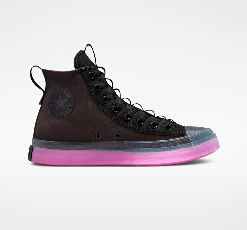 High Tops Tenis Converse Chuck Taylor All Star Cx Explore Edge Glow Unisex Mujer Marrones Negras Colombia | MLDOT-6784