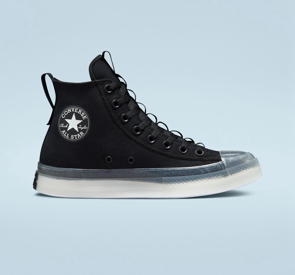 High Tops Tenis Converse Chuck Taylor All Star Cx Explore Unisex Mujer Negras Negras Blancas Colombia | ODQRT-9725