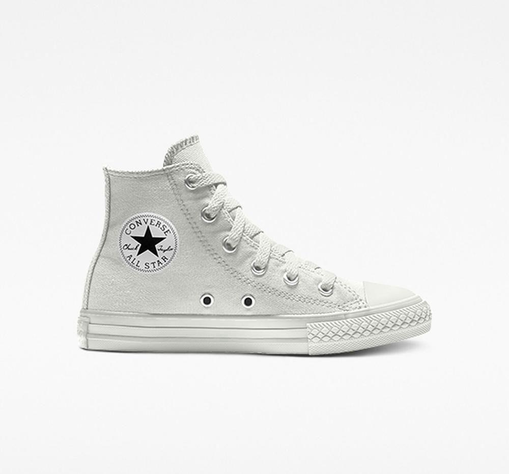 High Tops Tenis Converse Custom Chuck Taylor All Star By You Little Kids Niño Gris Colombia | AEQSV-2834