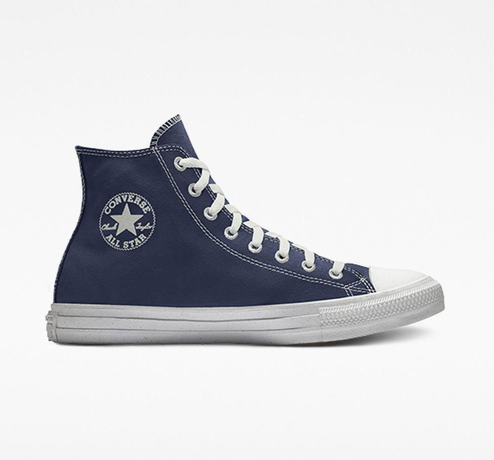 High Tops Tenis Converse Custom Chuck Taylor All Star Surplus By You Unisex Hombre Azul Marino Colombia | BLIZP-7845