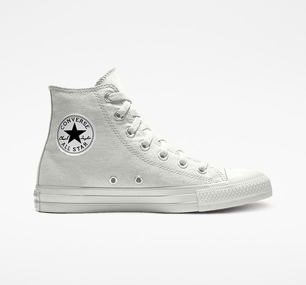 High Tops Tenis Converse Custom Chuck Taylor All Star By You Unisex Hombre Gris Colombia | FYWEJ-9024