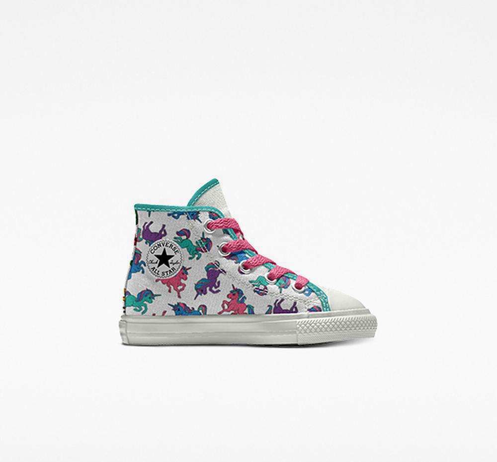 High Tops Tenis Converse Custom Chuck Taylor All Star By You Toddler Niño Multicolor Colombia | TQJDM-0597