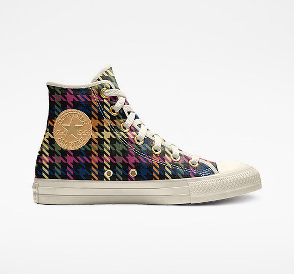 High Tops Tenis Converse Custom Chuck Taylor All Star By You Unisex Hombre Multicolor Colombia | XBENR-7941