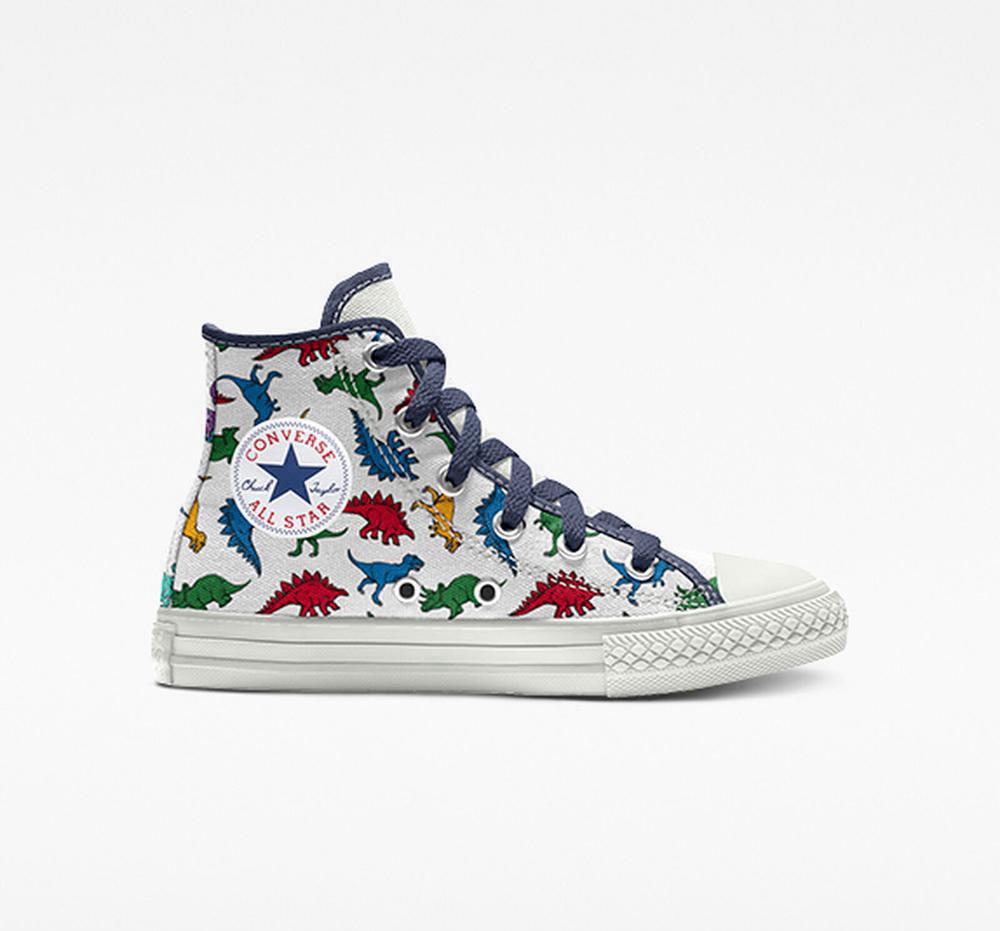 High Tops Tenis Converse Custom Chuck Taylor All Star By You Little Kids Niña Multicolor Colombia | YHOVL-8627