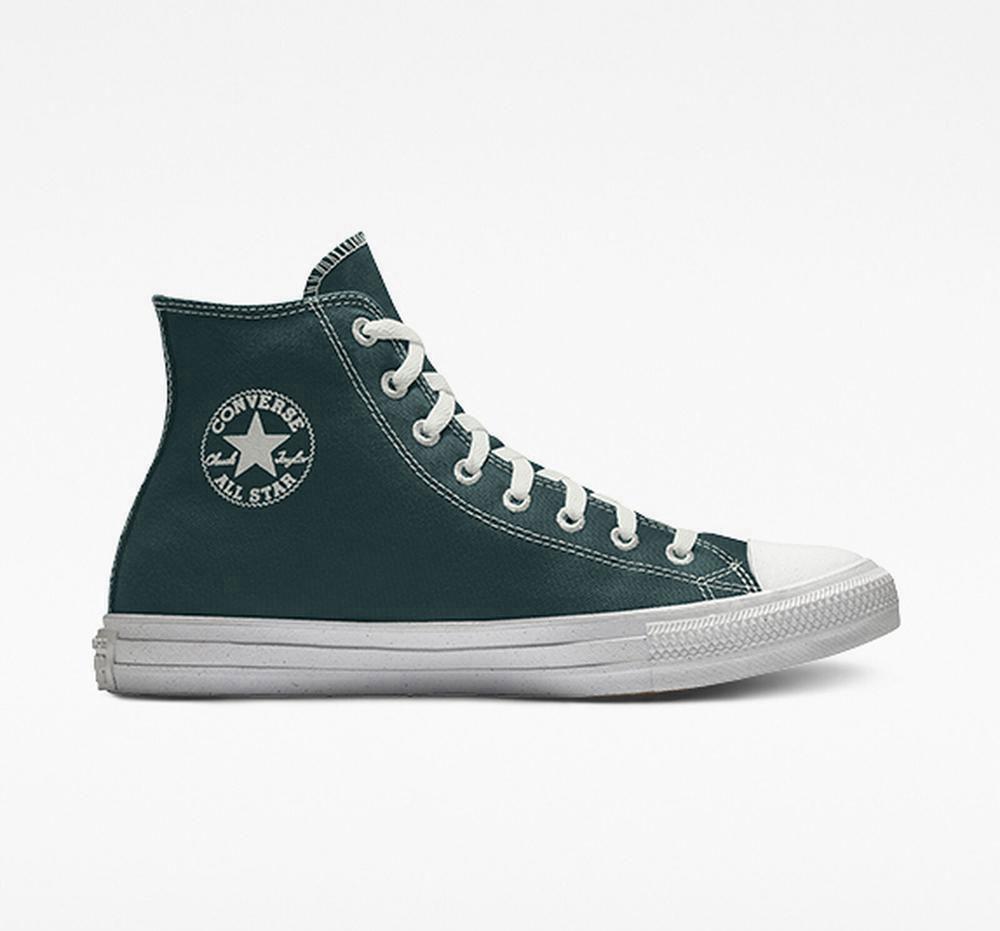 High Tops Tenis Converse Custom Chuck Taylor All Star Surplus By You Unisex Mujer Verde Colombia | ZCEXH-9861