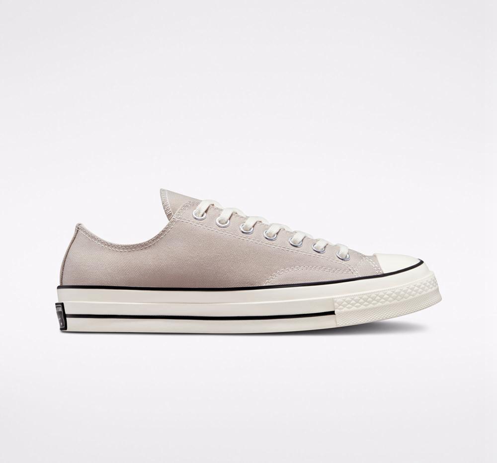 Low Tops Tenis Converse Chuck 70 Canvas Unisex Mujer Gris Negras Colombia | DNKYS-2613