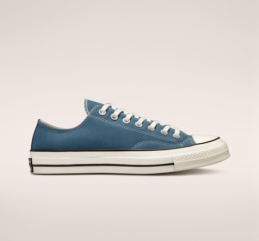 Low Tops Tenis Converse Chuck 70 Canvas Unisex Mujer Azules Verde Menta Negras Colombia | KRHEU-3469