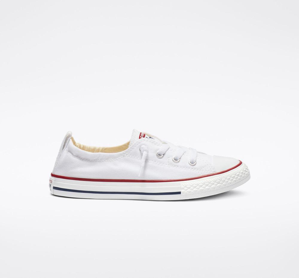 Low Tops Tenis Converse Chuck Taylor All Star Shoreline Slip Big Kids Niña Blancas Colombia | DOHZW-1025