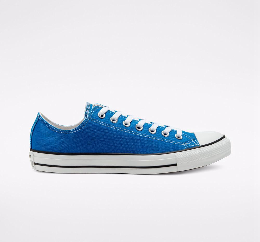Low Tops Tenis Converse Chuck Taylor All Star Seasonal Color Unisex Mujer Azules Colombia | EAKHY-5467