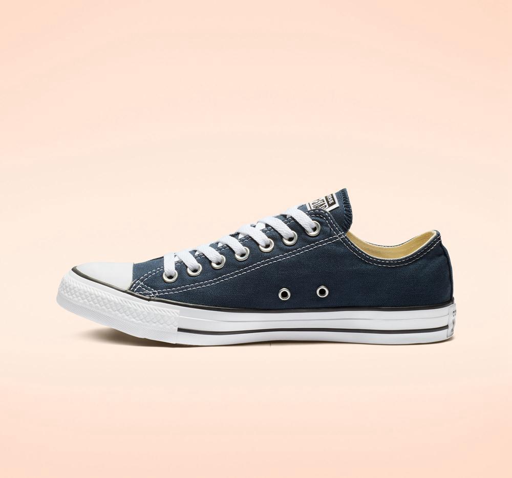 Low Tops Tenis Converse Chuck Taylor All Star Classic Unisex Hombre Azul Marino Colombia | HDFTA-7231