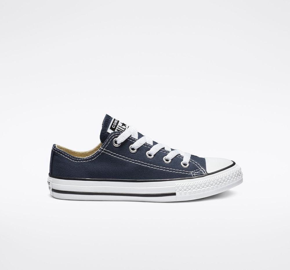 Low Tops Tenis Converse Chuck Taylor All Star Classic Little Kids Niño Azul Marino Colombia | VSDEF-8431
