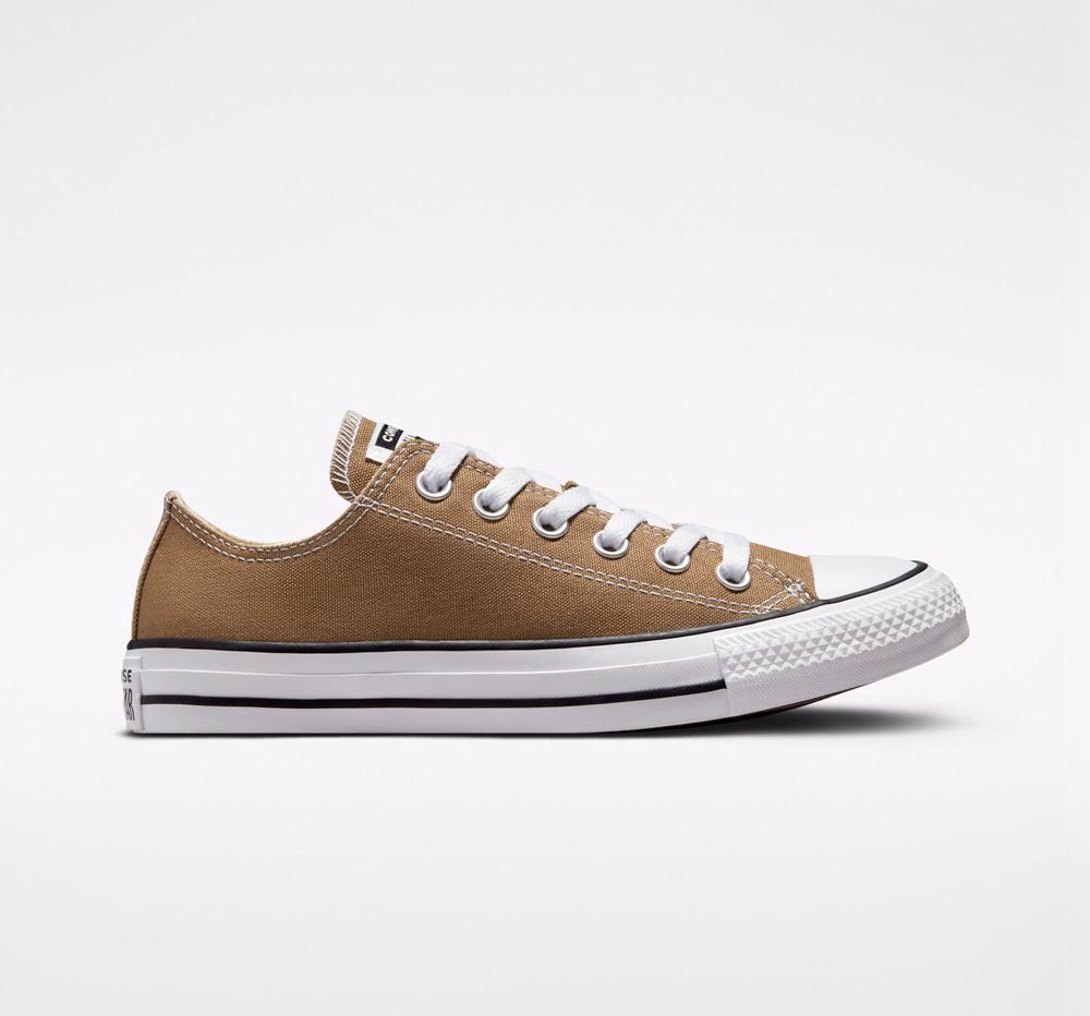 Low Tops Tenis Converse Chuck Taylor All Star Seasonal Color Unisex Hombre Marrones Blancas Negras Colombia | WGCNV-1846