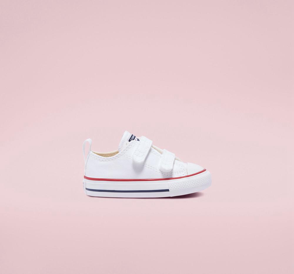 Low Tops Tenis Converse Chuck Taylor All Star Easy On Toddler Niña Blancas Azul Marino Colombia | ZJGXP-0248