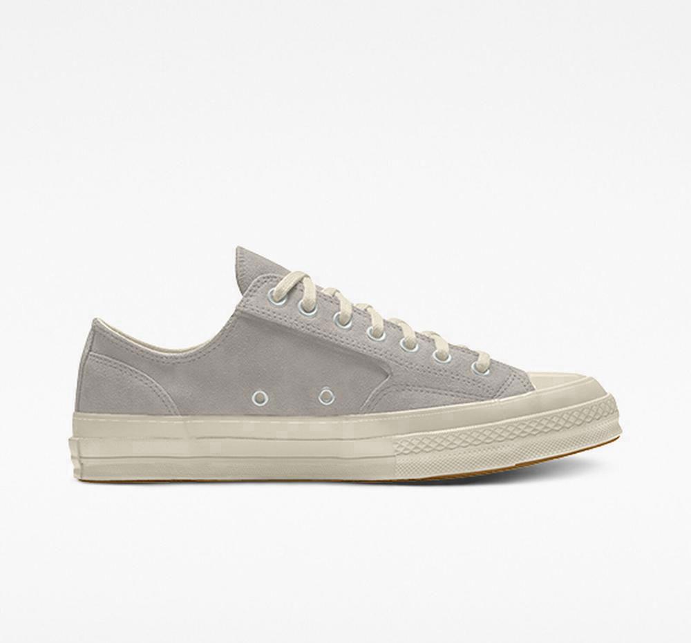 Low Tops Tenis Converse Custom Chuck 70 Suede By You Unisex Hombre Verde Marrones Colombia | FLIXQ-1658