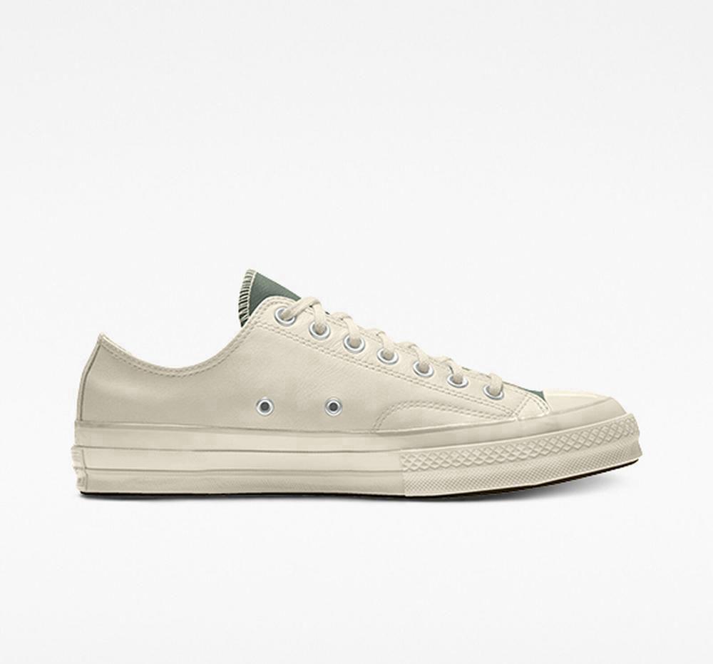 Low Tops Tenis Converse Custom Chuck 70 Leather By You Unisex Hombre Blancas Colombia | YFWVB-6850