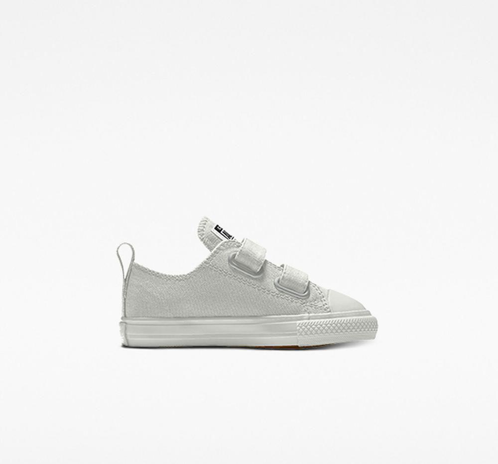 Low Tops Tenis Converse Custom Chuck Taylor All Star Easy On By You Toddler Niña Gris Colombia | KEDIQ-8507