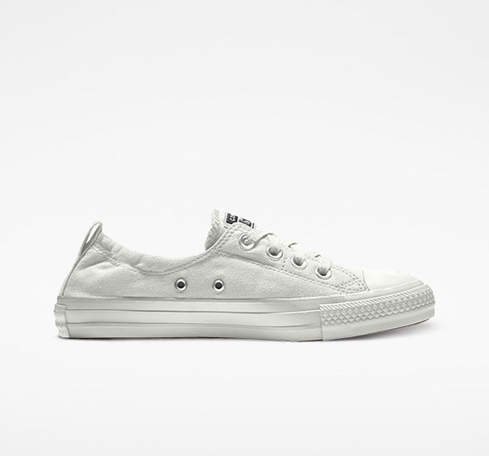 Low Tops Tenis Converse Custom Chuck Taylor All Star Shoreline Slip By You Mujer Gris Colombia | TEYFQ-8629