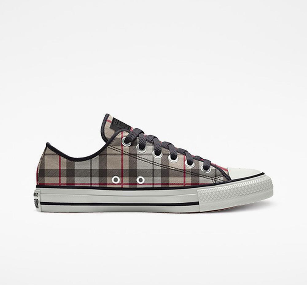Low Tops Tenis Converse Custom Chuck Taylor All Star By You Unisex Hombre Gris Colombia | UKFJW-7482