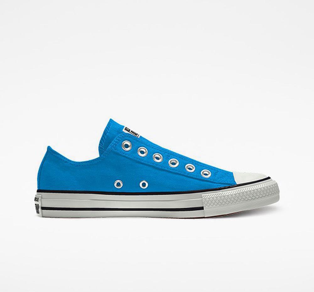 Low Tops Tenis Converse Custom Chuck Taylor All Star Slip By You Unisex Mujer Bluehero Colombia | VHQLG-1285