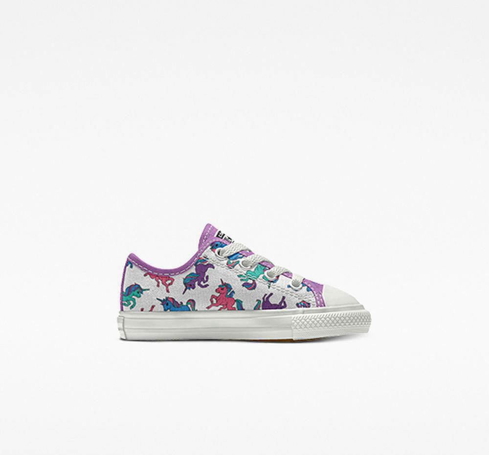 Low Tops Tenis Converse Custom Chuck Taylor All Star By You Toddler Niño Multicolor Colombia | YUEFZ-3764