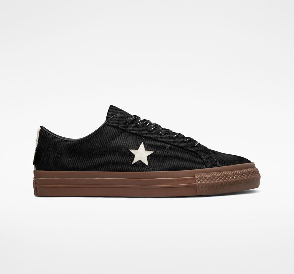 Low Tops Tenis Converse One Star Pro Cordura Canvas Skate Hombre Negras Blancas Verde Menta Colombia | XUYPO-6841