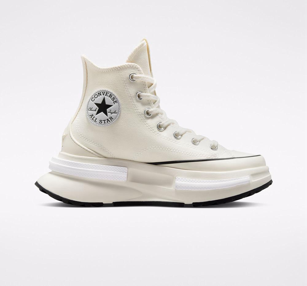 Zapatos Plataforma Tenis Converse Run Star Legacy Cx Unisex High Top Hombre Blancas Negras Blancas Colombia | RPBKM-0748
