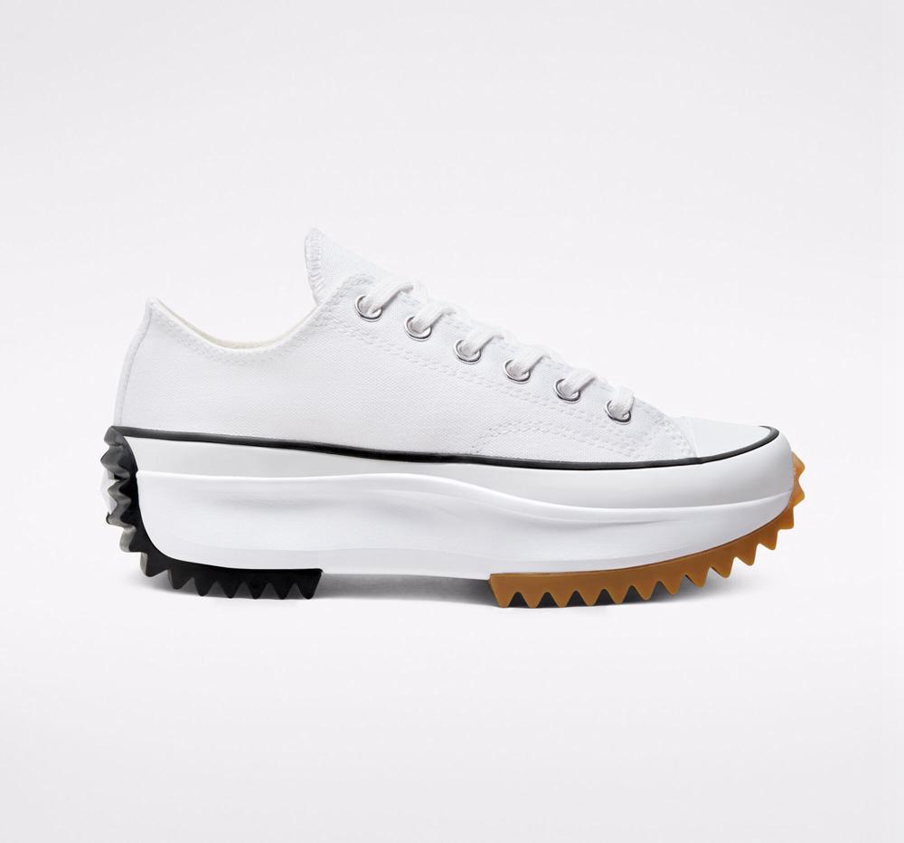 Zapatos Plataforma Tenis Converse Run Star Hike Unisex Low Top Mujer Blancas Negras Colombia | XBCZO-9617