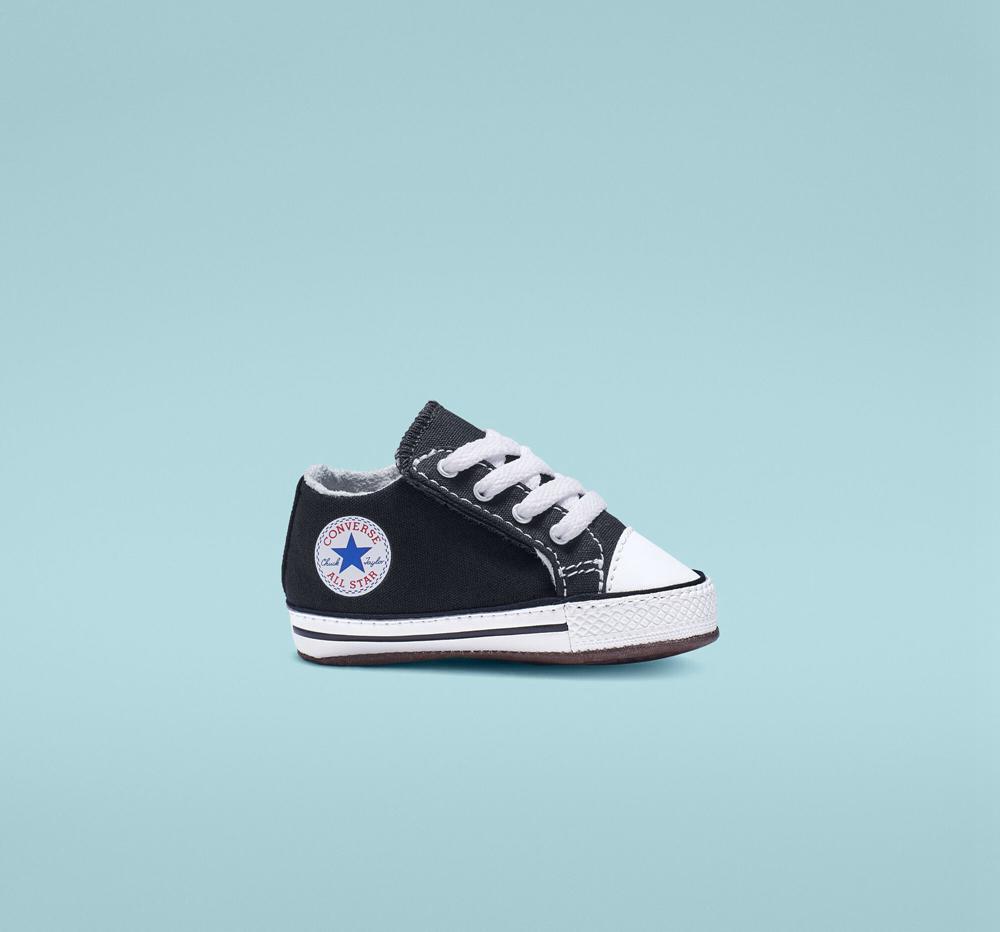 Botas Media Caña Tenis Converse Chuck Taylor All Star Cribster Easy On Baby Niña Negras Blancas  Colombia |  UKSYG-6147