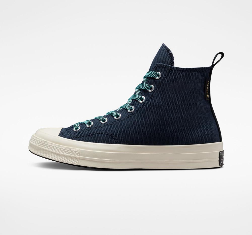 Botas Tenis Converse Chuck 70 Counter Climate Gore Tex Unisex Mujer Azul Marino Obsidian Verde Menta  Colombia |  CSZNP-9754