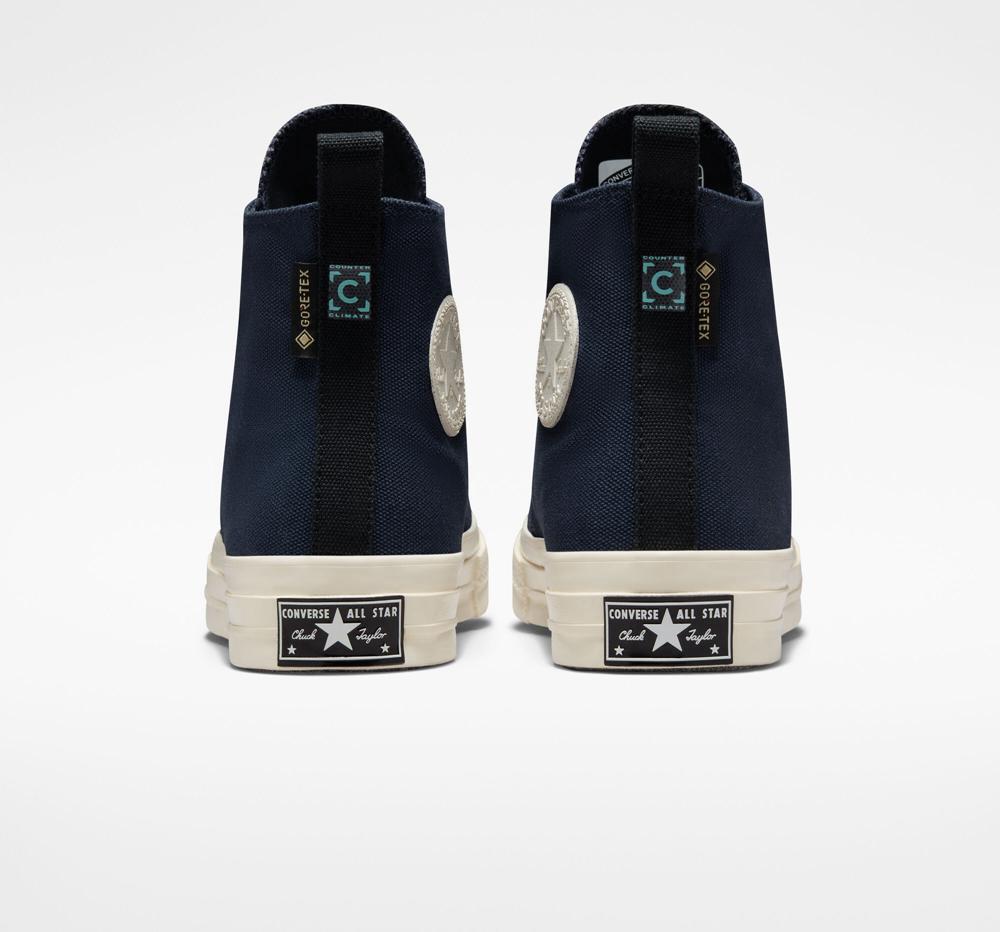 Botas Tenis Converse Chuck 70 Counter Climate Gore Tex Unisex Mujer Azul Marino Obsidian Verde Menta  Colombia |  CSZNP-9754