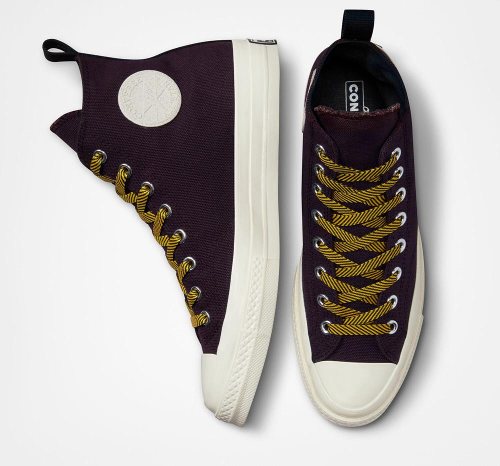 Botas Tenis Converse Chuck 70 Counter Climate Gore Tex Unisex Mujer Negras Amarillo  Colombia |  PBCDN-6481