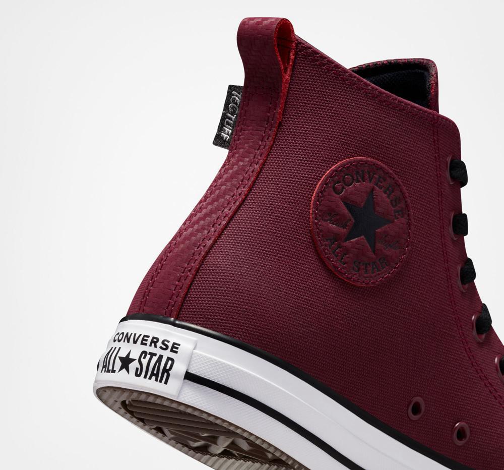Botas Tenis Converse Chuck Taylor All Star Tectuff Unisex Mujer Burdeos Verde Menta Blancas Negras  Colombia |  GKTPJ-3978