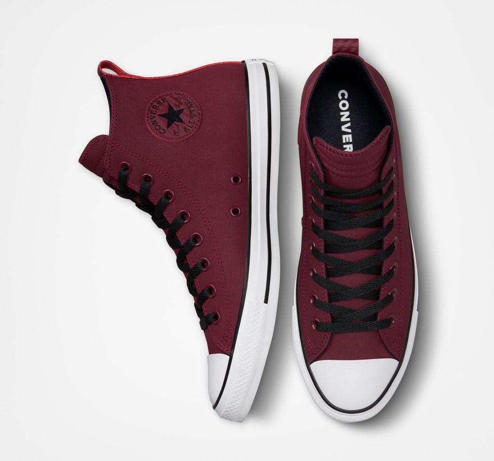 Botas Tenis Converse Chuck Taylor All Star Tectuff Unisex Mujer Burdeos Verde Menta Blancas Negras  Colombia |  GKTPJ-3978