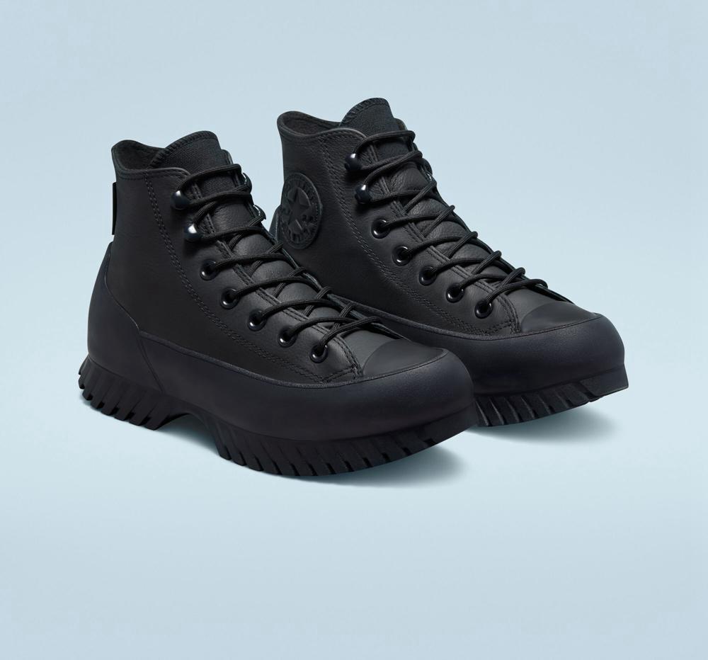 Botas Tenis Converse Chuck Taylor All Star Lugged 2.0 Counter Climate Unisex Mujer Negras Negras  Colombia |  OYLCD-9058