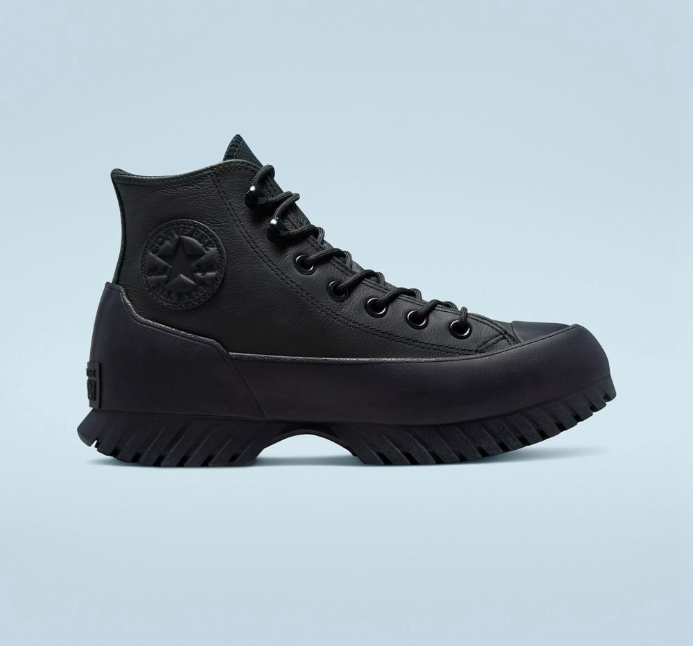 Botas Tenis Converse Chuck Taylor All Star Lugged 2.0 Counter Climate Unisex Mujer Negras Negras  Colombia |  OYLCD-9058