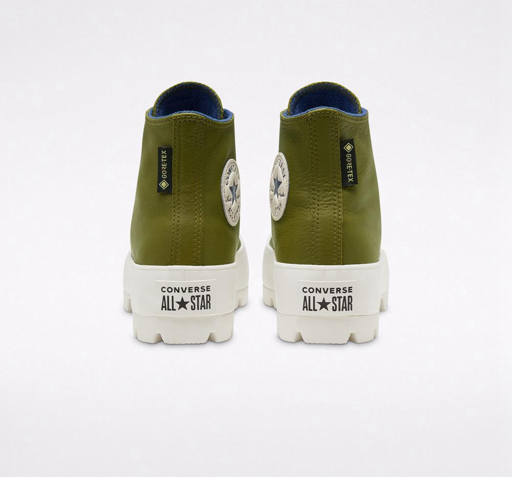 Botas Tenis Converse Chuck Taylor All Star Lugged Invierno Mujer Verde Verde Menta Azul Marino  Colombia |  PQAFS-5967