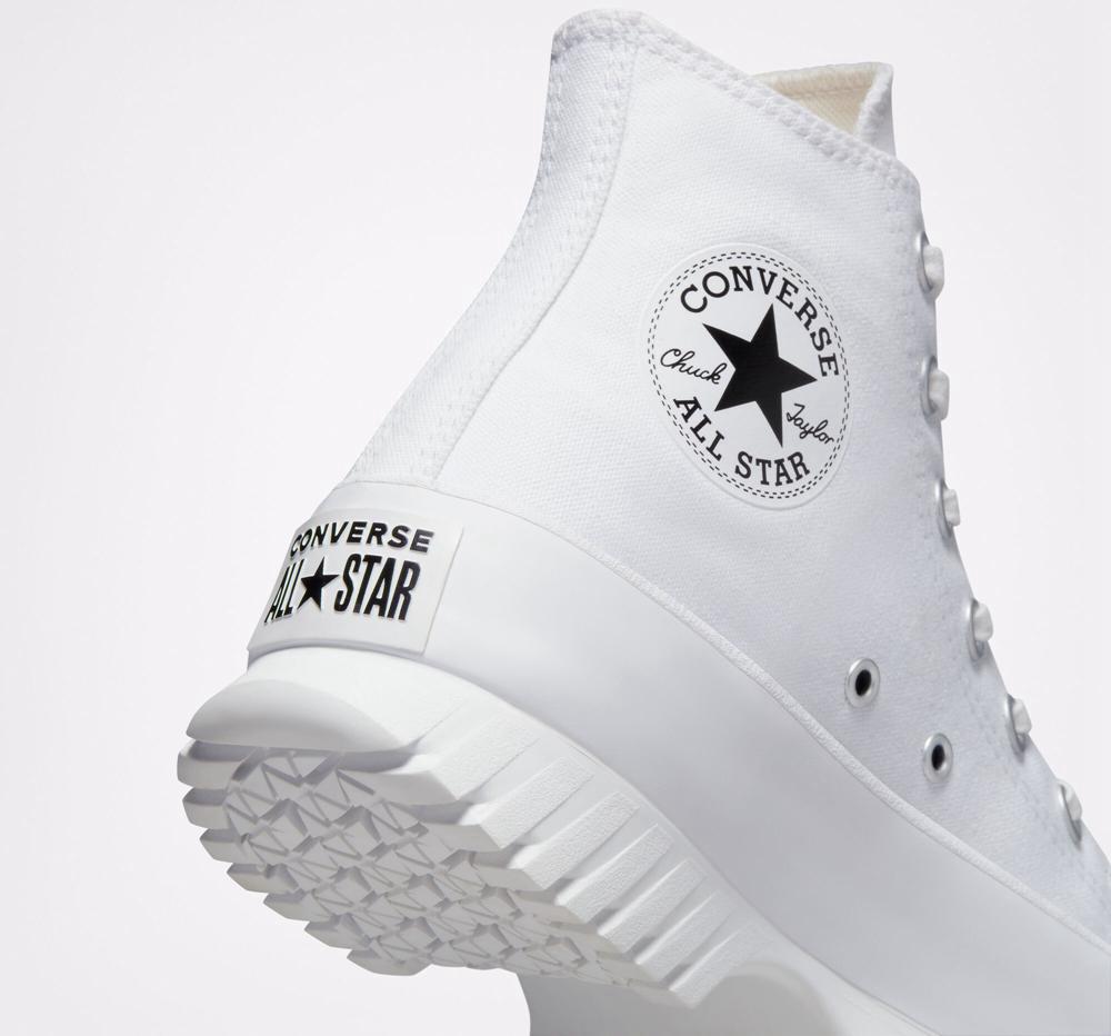 Botas Tenis Converse Chuck Taylor All Star Lugged 2.0 Unisex Hombre Blancas Negras  Colombia |  WIEDB-2706