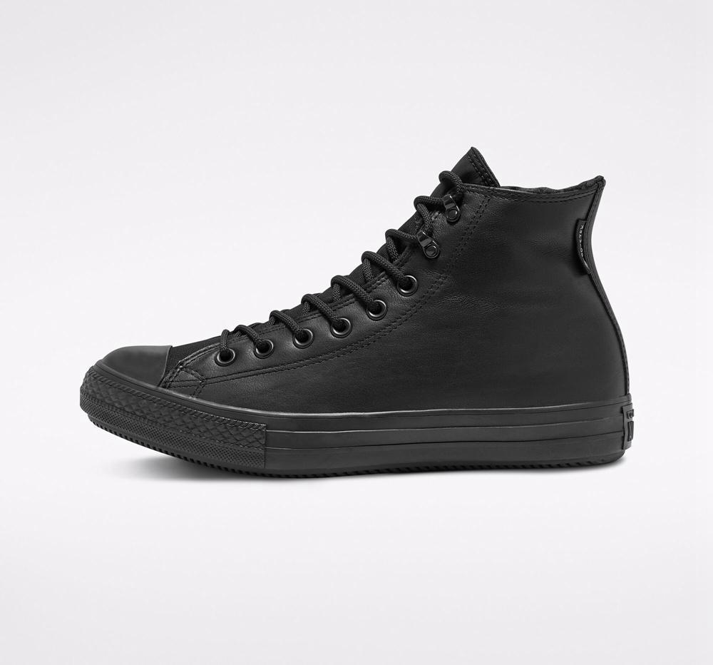 Botas Tenis Converse Chuck Taylor All Star Invierno Gore Tex Unisex Hombre Negras Negras Negras  Colombia |  YCXHU-1734