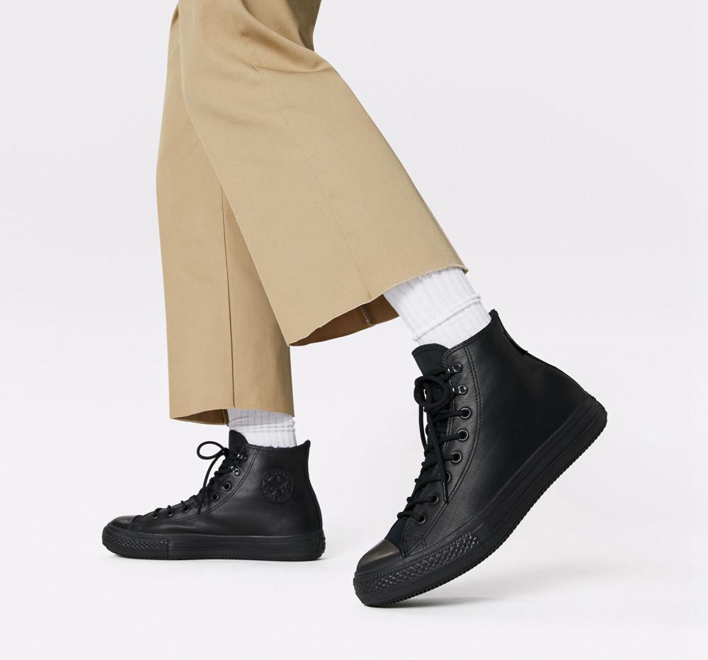 Botas Tenis Converse Chuck Taylor All Star Invierno Gore Tex Unisex Hombre Negras Negras Negras  Colombia |  YCXHU-1734
