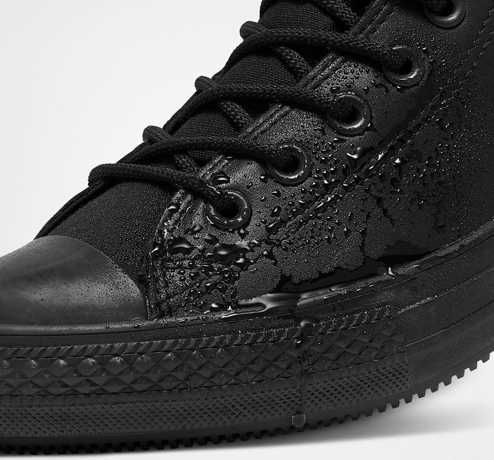 Botas Tenis Converse Chuck Taylor All Star Invierno Gore Tex Unisex Hombre Negras Negras Negras  Colombia |  YCXHU-1734