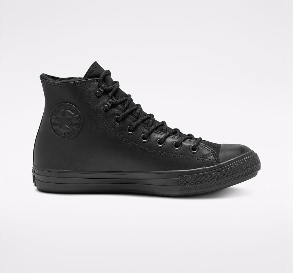 Botas Tenis Converse Chuck Taylor All Star Invierno Gore Tex Unisex Hombre Negras Negras Negras  Colombia |  YCXHU-1734