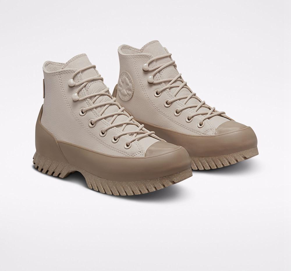 Botas Tenis Converse Chuck Taylor All Star Lugged 2.0 Counter Climate Unisex Mujer Gris Negras  Colombia |  YIKWC-9164
